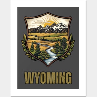 Wyoming State USA Posters and Art